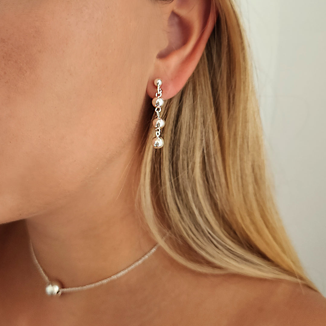 שרשרת כסף 925 חרוז - ג'סי