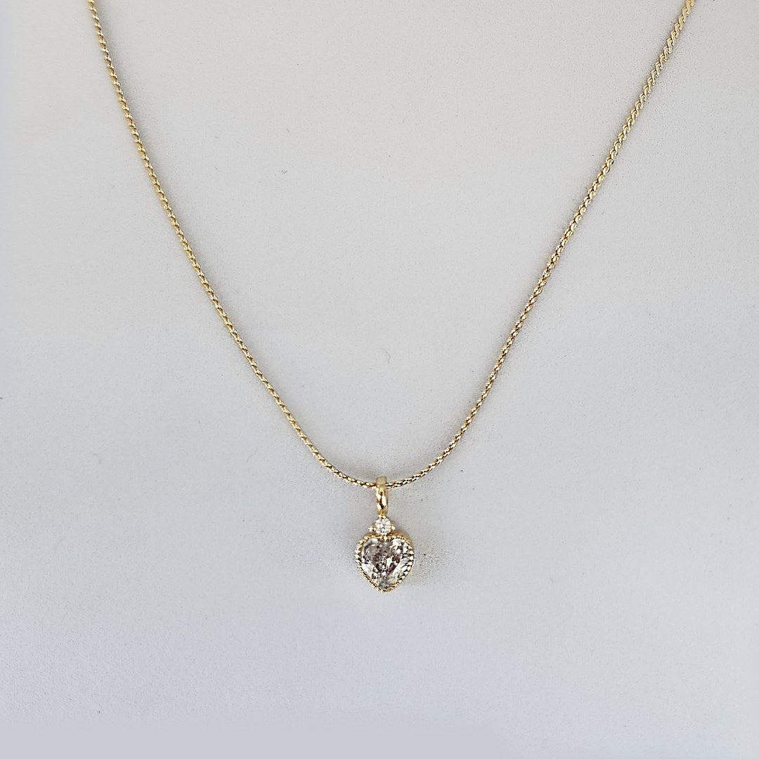 שרשרת זהב תליון לב  - ריילי