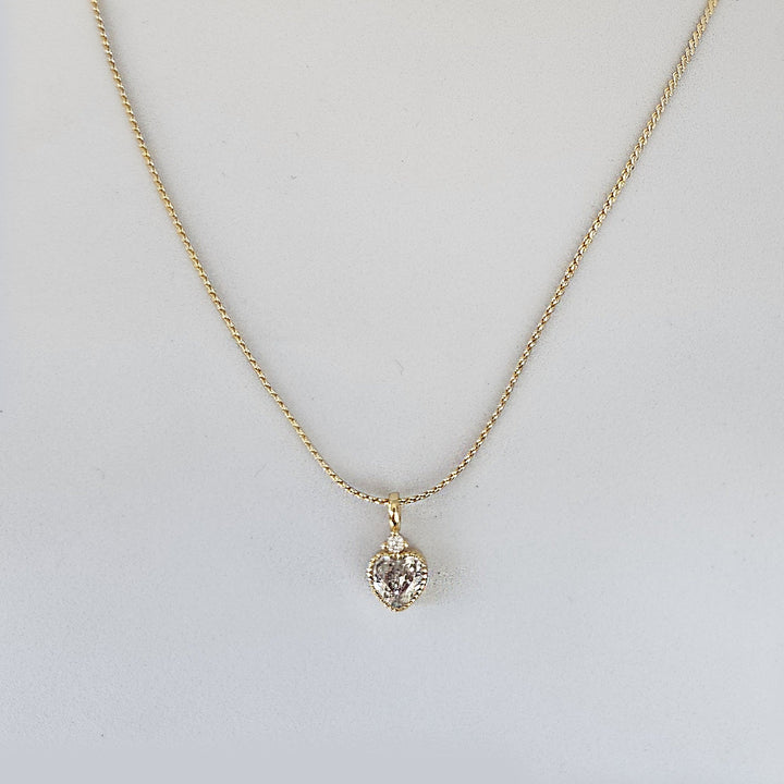 שרשרת זהב תליון לב  - ריילי