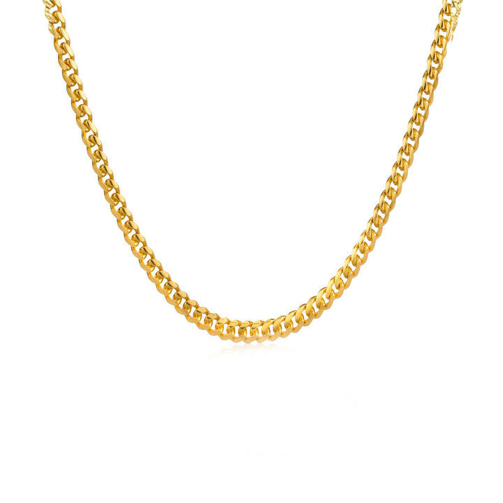 שרשרת חוליות גורמט זהב -בריז'