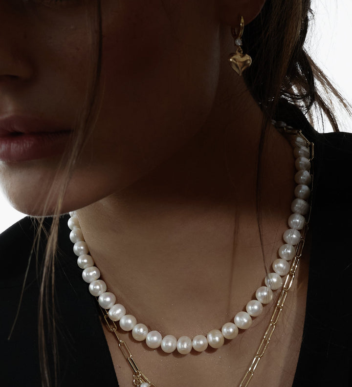 שרשרת פנינים טבעיות    -ג'ו