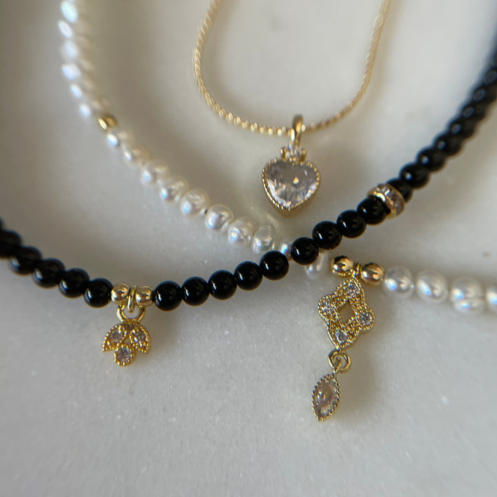 שרשרת זהב תליון לב  - ריילי