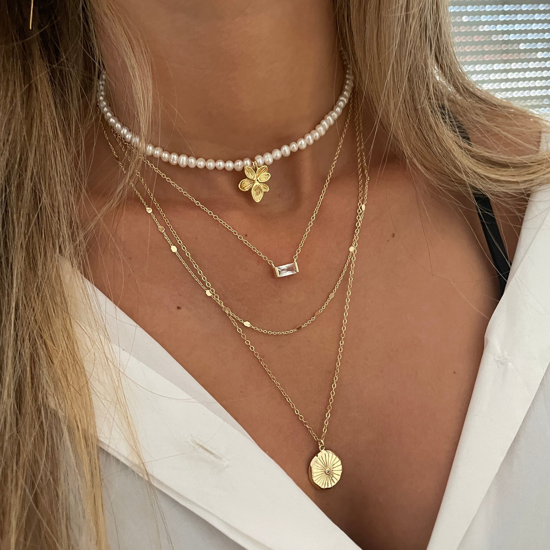 סט שרשראות זהב - נרין