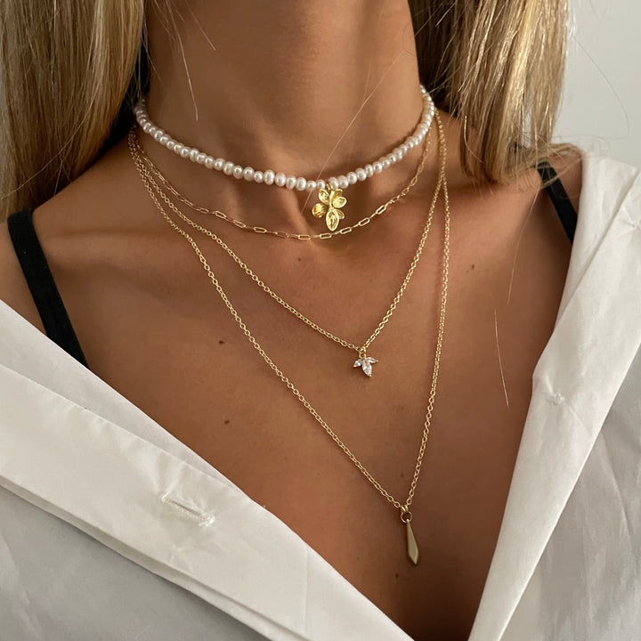 סט שרשראות זהב - נרין