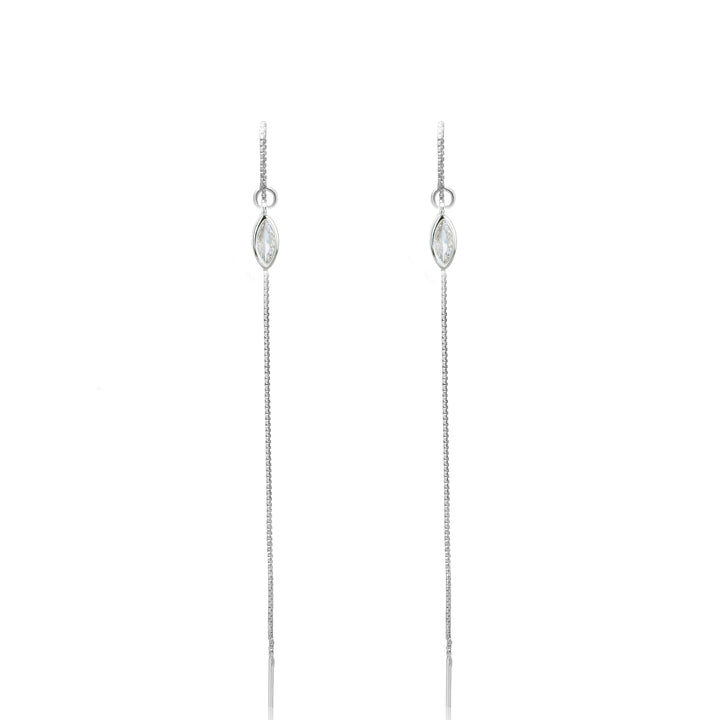 עגילי שרשרת טיפה - צ'ייס