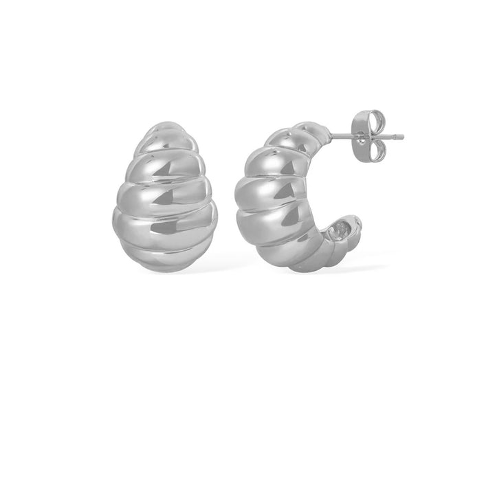 עגילי חישוק כסף  - קסניה