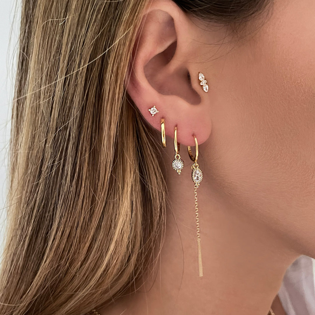 סט עגילי זהב - מירנדה