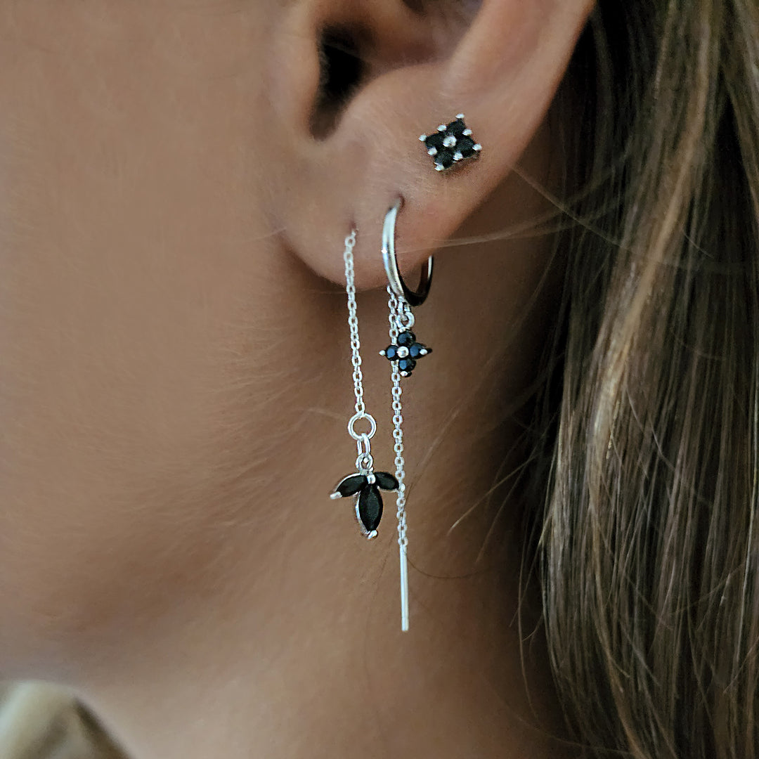 סט עגילי כסף - ברי