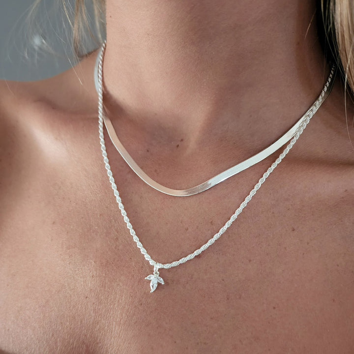 סט שרשראות כסף - מירנדה