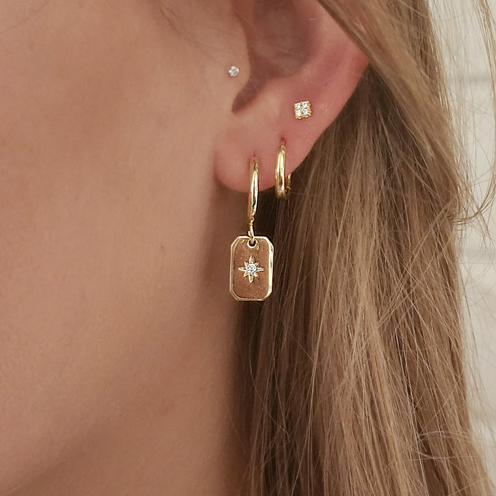 סט עגילי זהב  - מאי