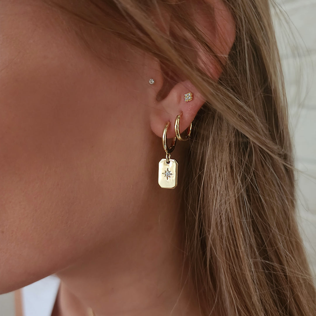 סט עגילי זהב  - מאי