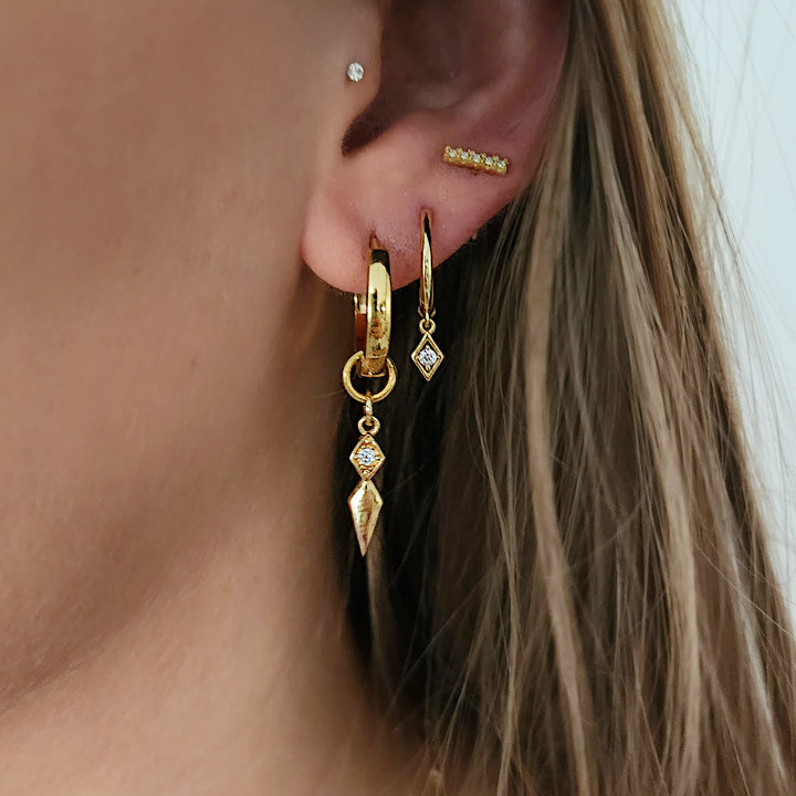 סט עגילי זהב -רורי