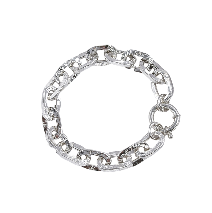 צמיד כסף חוליות מרובעות - שלי