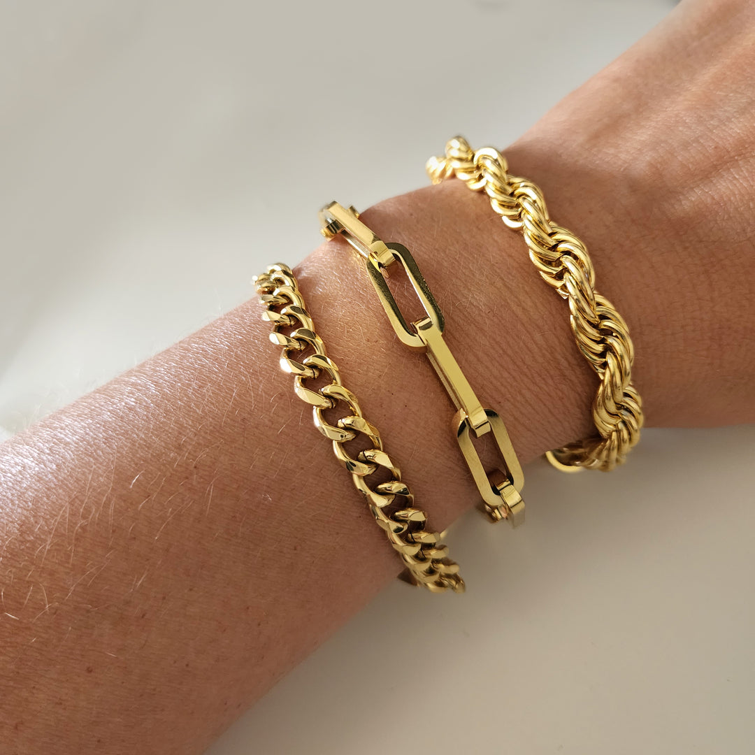 צמיד חבל זהב - לינט