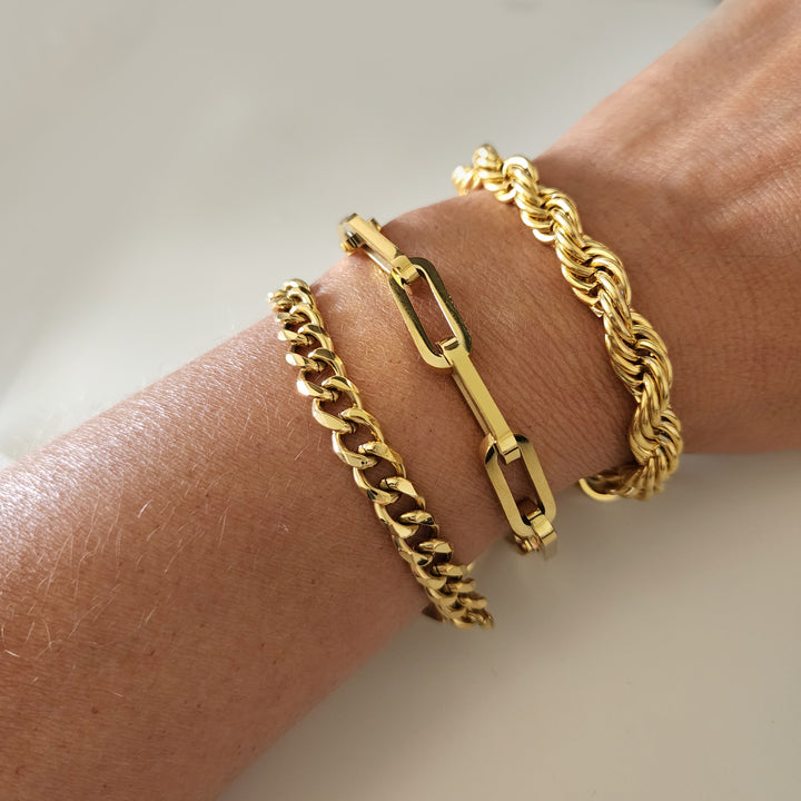 צמיד חבל זהב - לינט