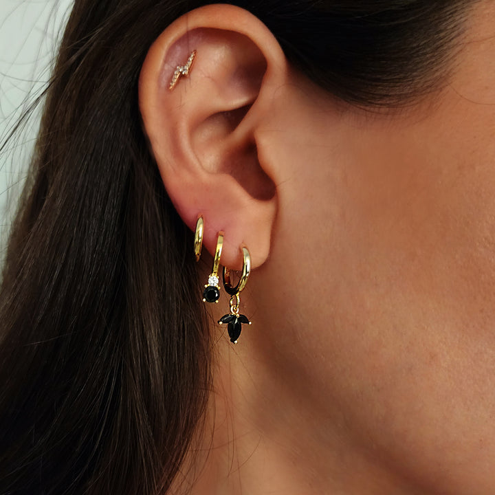 סט עגילי זהב -שלו