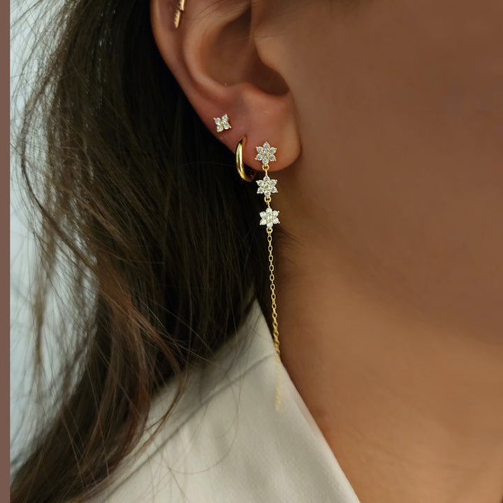 סט עגילי זהב - לוסיל