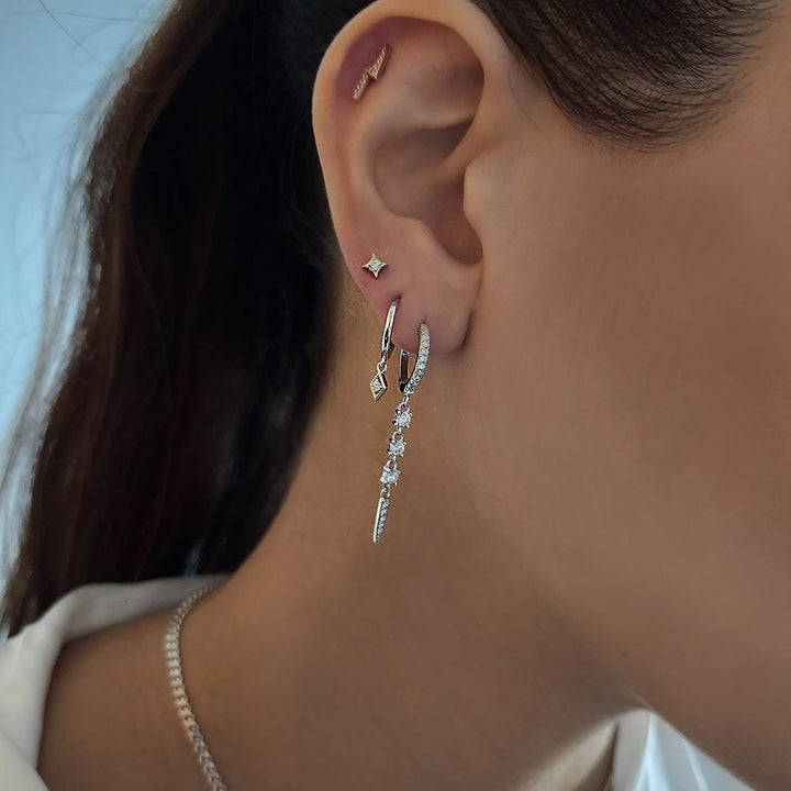 סט עגילי כסף - ויקה