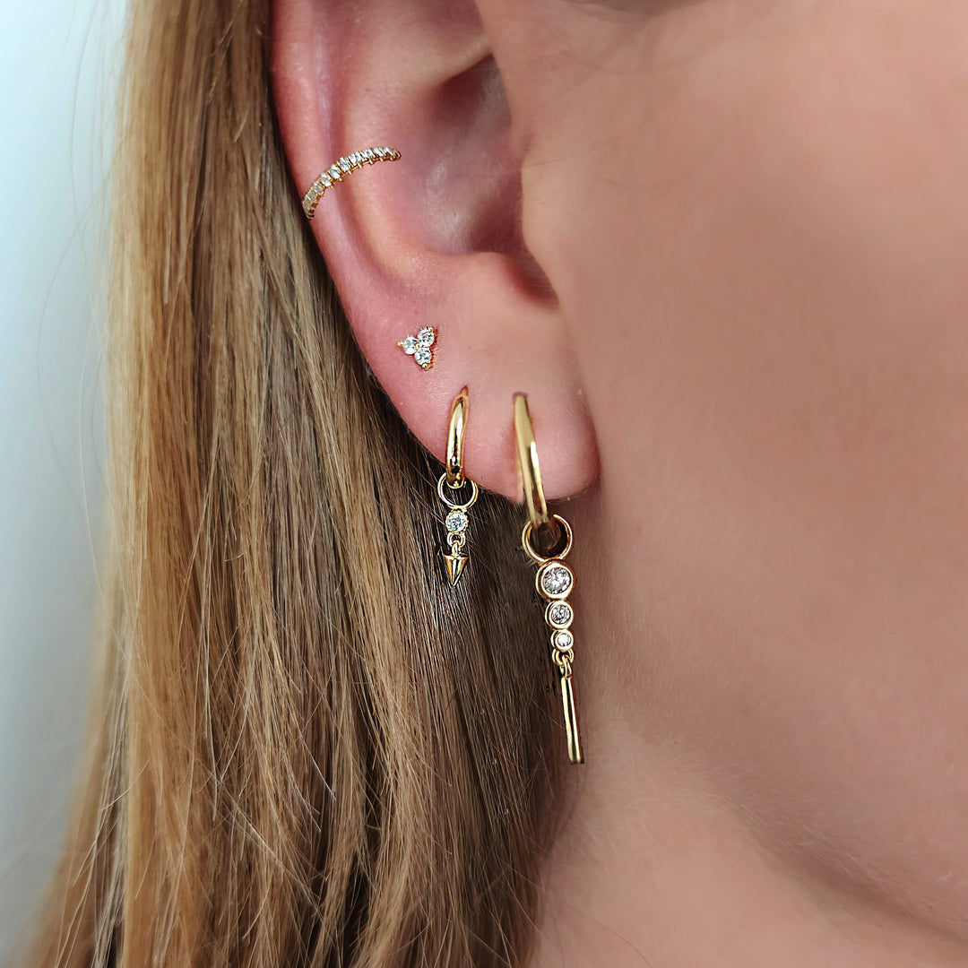 סט עגילי זהב - ויקי