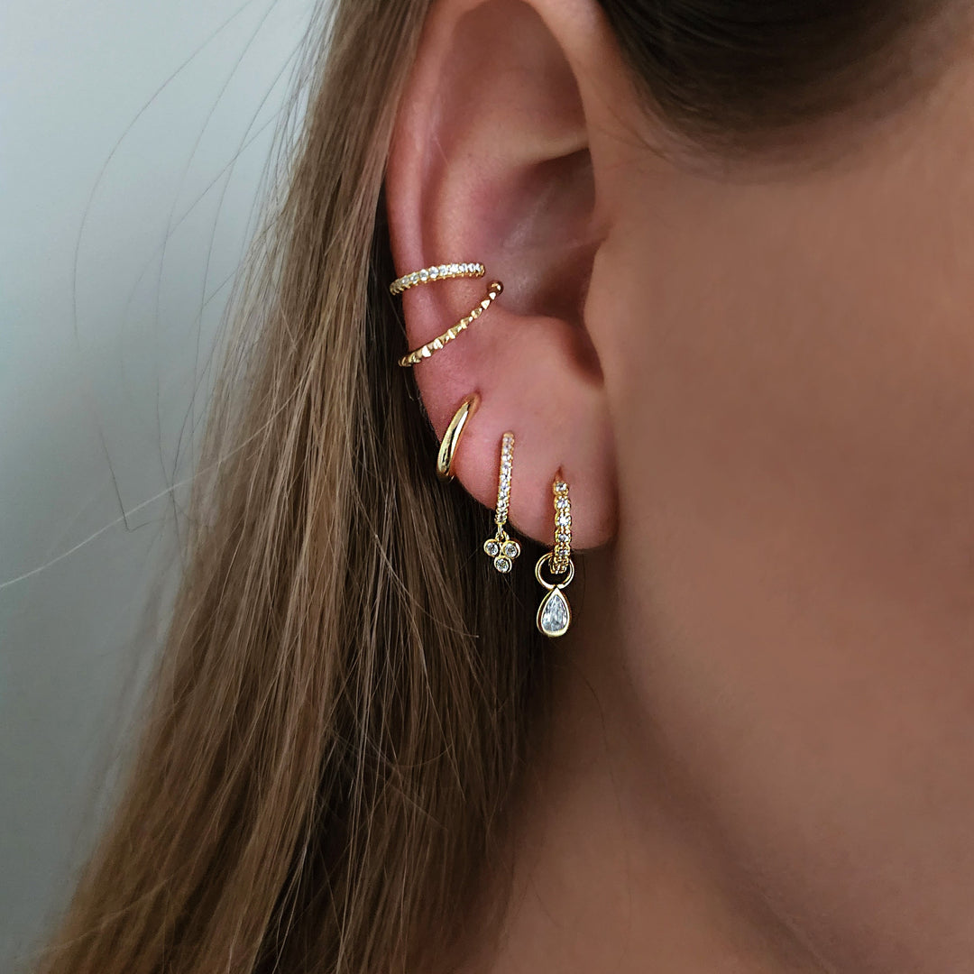 סט עגילי זהב  - לורלי