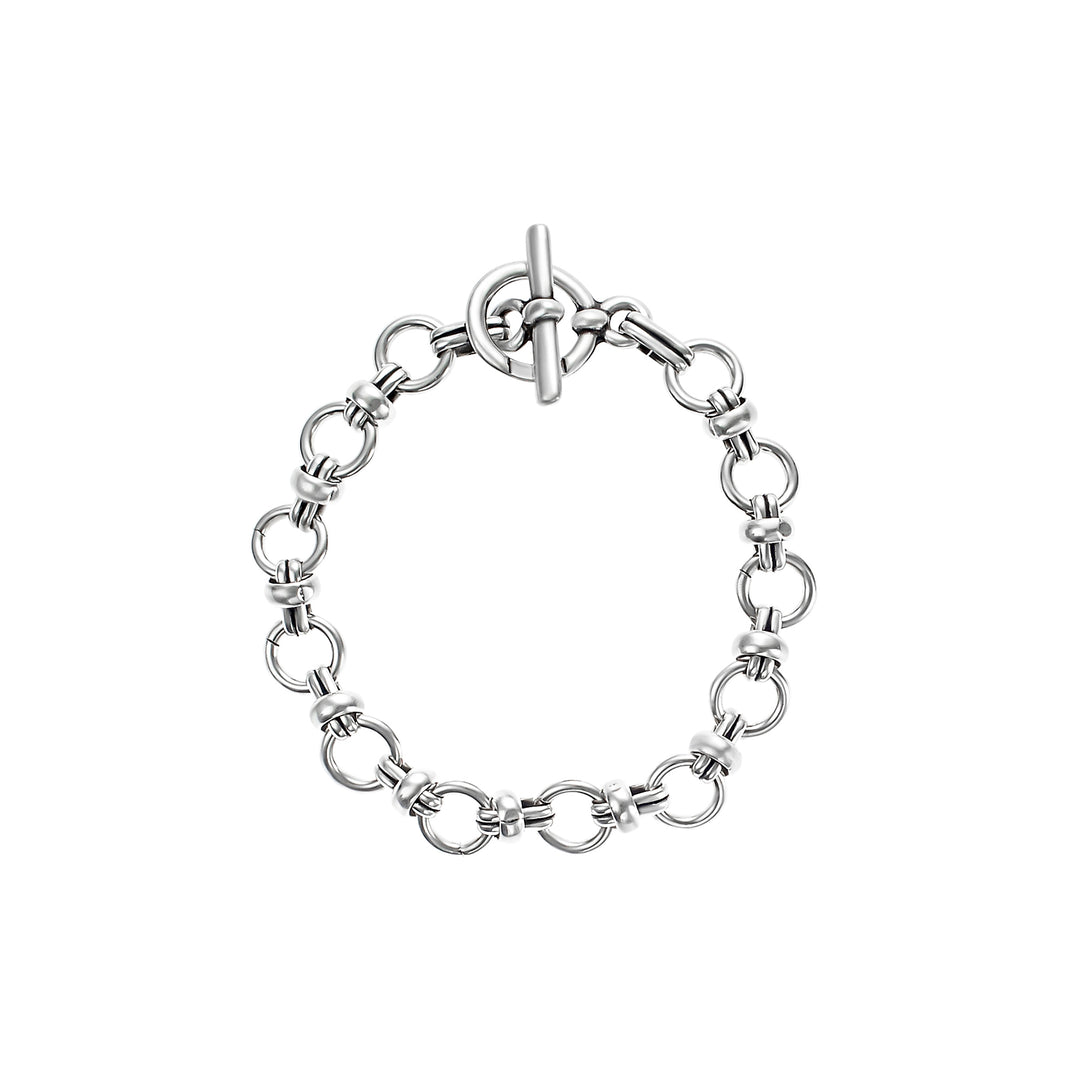 צמיד כסף סוגר טי - וולרי