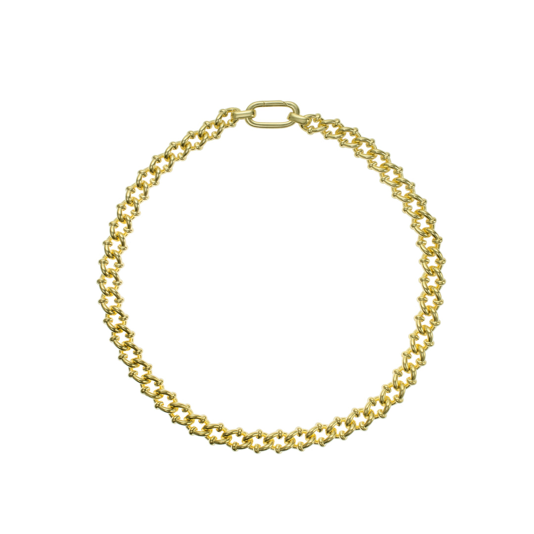 שרשרת צ'וקר זהב - איריס