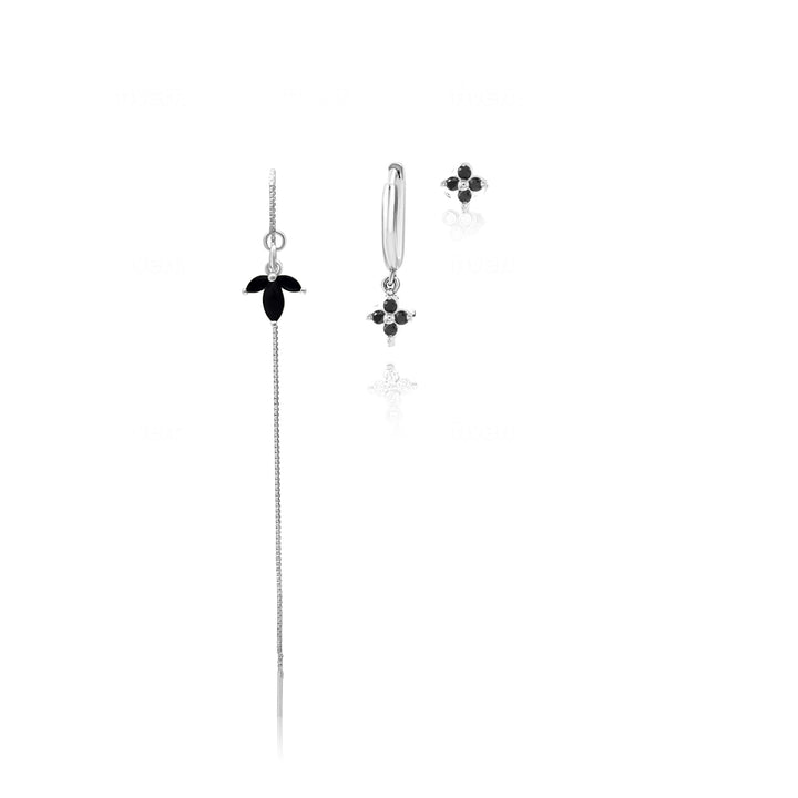 סט עגילי כסף - ברי