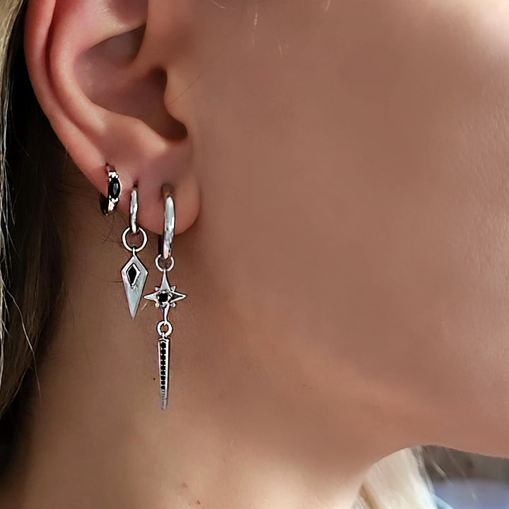 סט עגילי כסף - ג'ני