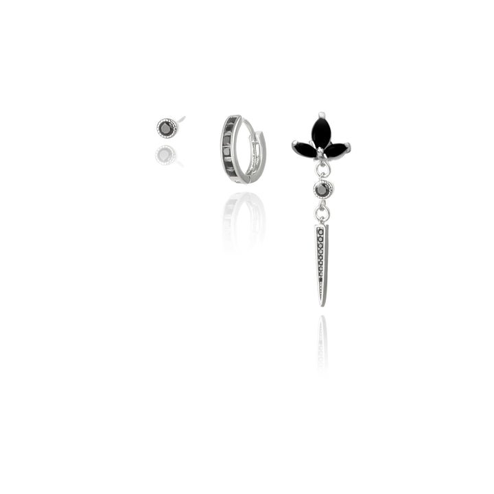 סט עגילי כסף - ליב