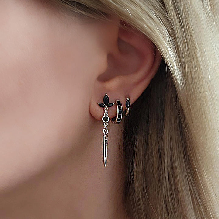 סט עגילי כסף - ללין