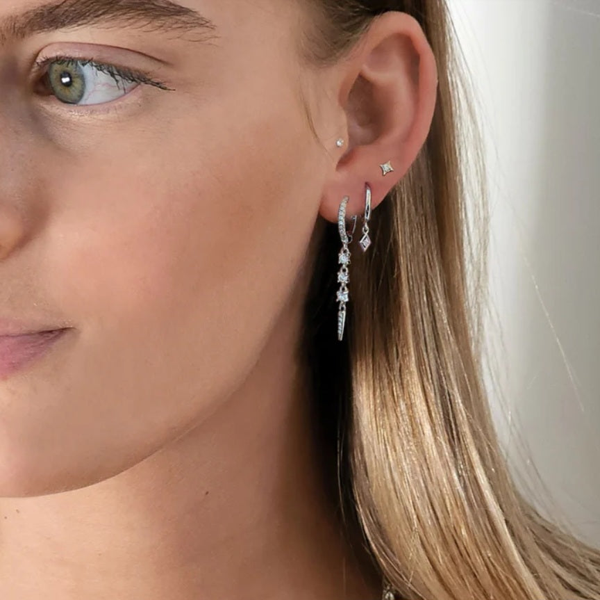 עגילי כסף  925 - וולה