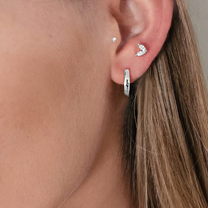 עגיל טראגוס זהב  - פל