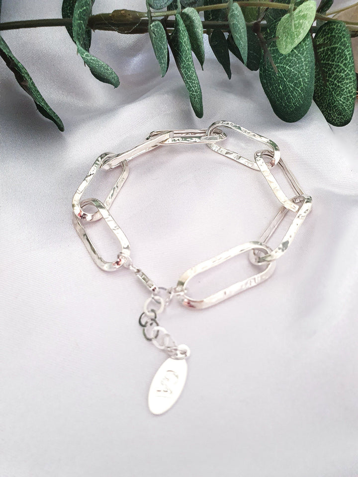 צמיד חוליות כסף דלינה