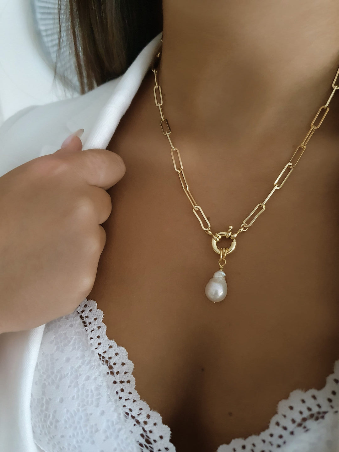 שרשרת זהב פנינה - אלטריס