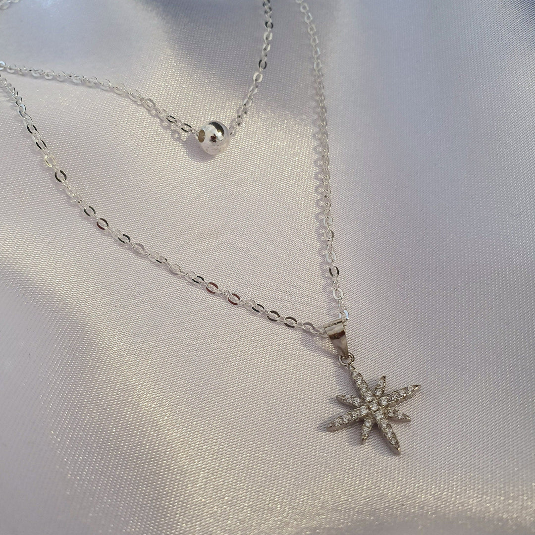 סט שרשראות כסף - אליסון