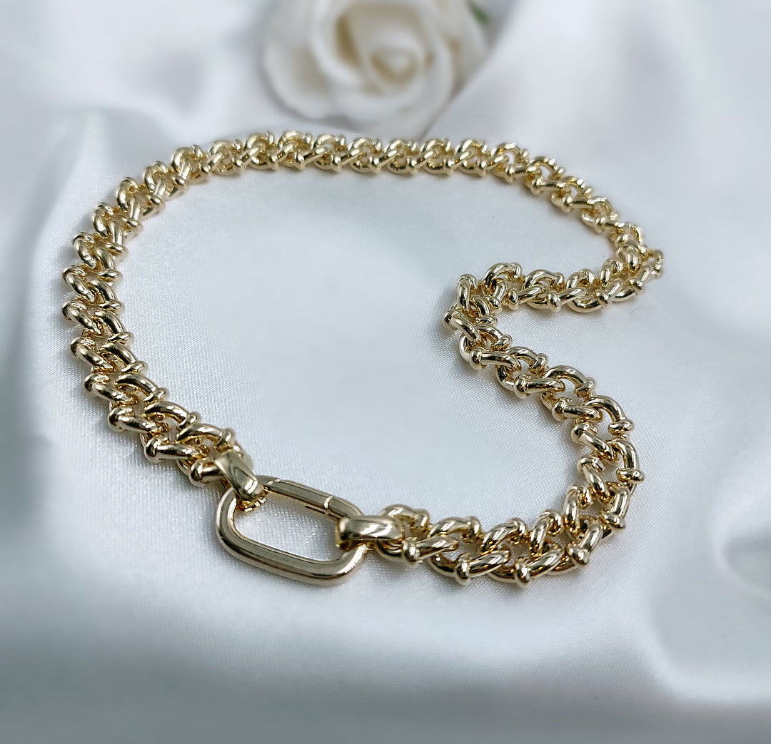 שרשרת צ'וקר זהב - איריס