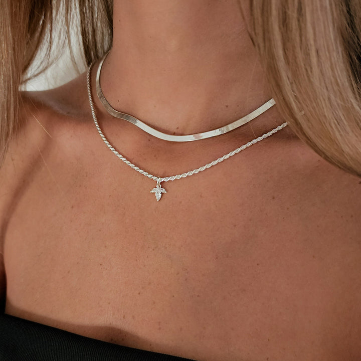 סט שרשראות כסף - מירנדה